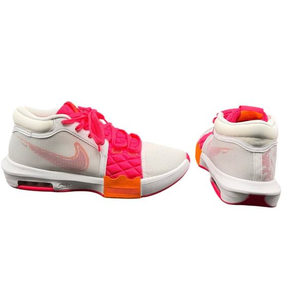 Nike LeBron Witness 8 White Pink Orange Basketball Shoes Men’s 12 NWOB main image 6